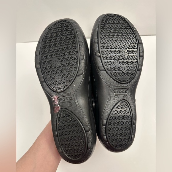 Crocs Women's Mercy Work Clog Black Size 10 - Picture 13 of 14